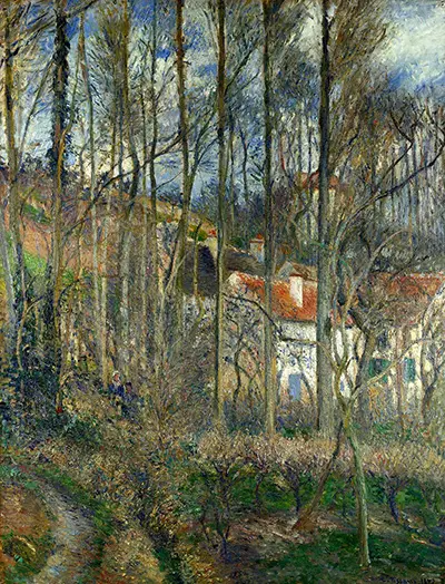 The Côte des Boeufs at L'Hermitage Camille Pissarro